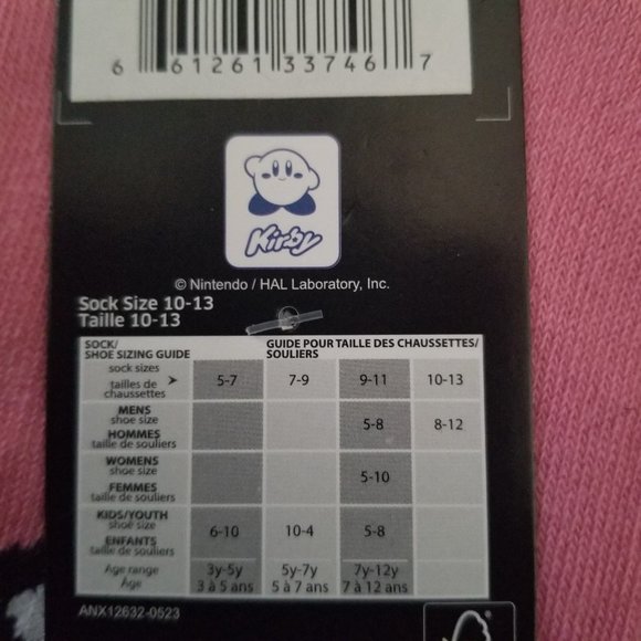 Nintendo Kirby Crew Socks - Picture 6 of 7